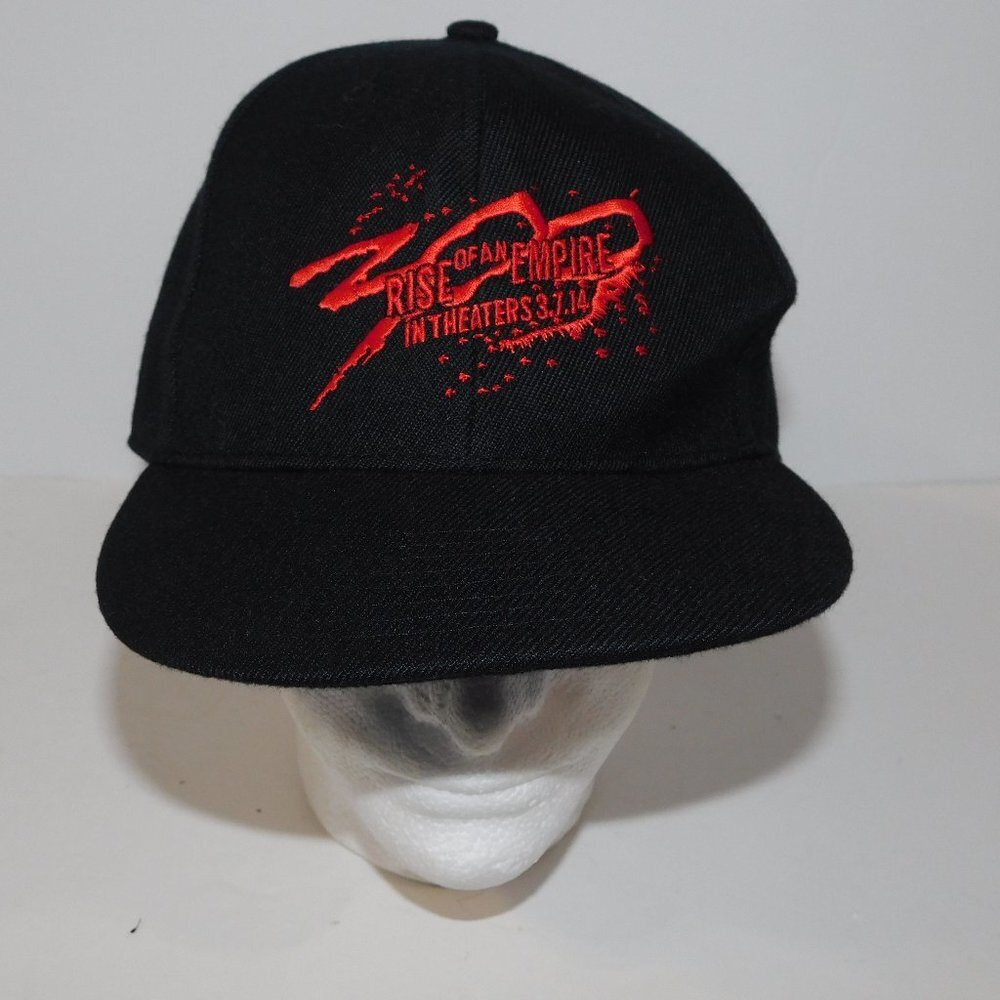 MOVIE 300 Rise of an Empire Promotional Mens L Baseball Hat 2014 Black Red